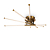Светильник Vibe 32Вт IP20 потолочн. Freya FR6098CL-L58BZ