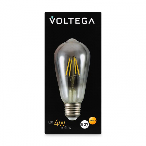 Лампа светодиодная Loft Led ST64 4Вт 3000К E27 Voltega 8512 фото 6