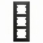 Рамка 3-м вертикальная Karea RIZZ черн. Makel 88054708