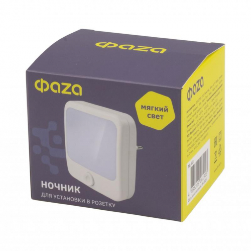 Светильник светодиодный NL-03 1Вт 6500К IP20 в розетку ночник ФАZА 5061903 фото 10