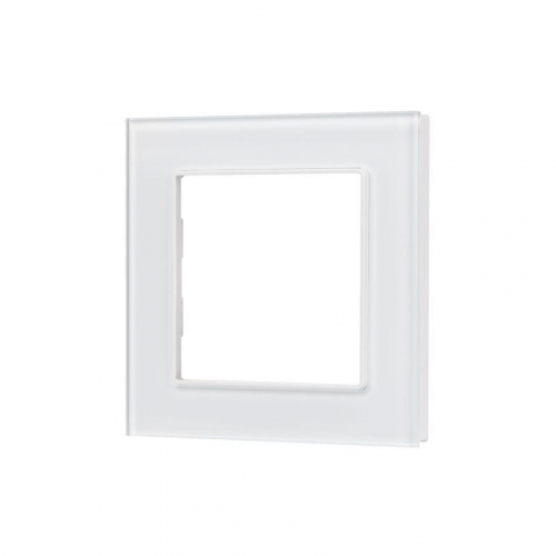 Рамка стеклянная FRM-GLARE-GS-1-WH Arlight 043786