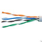 Кабель витая пара U/UTP кат.5E 4х2х24AWG solid CCA PVC сер. (м) Net.on 01-0302