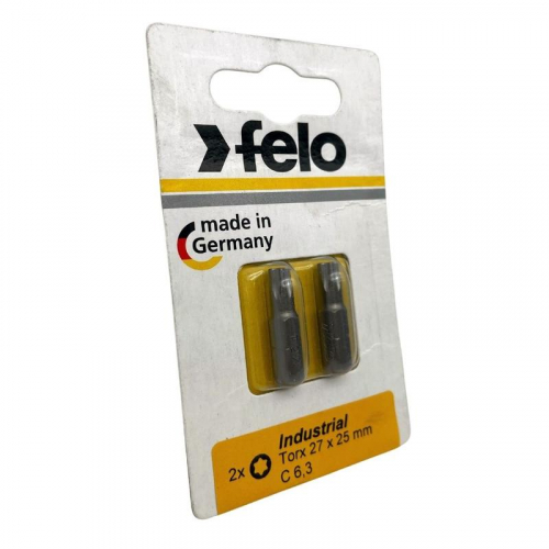 Бита Torx 27х25 Industrial (блист.2шт) FELO 02627036 фото 2
