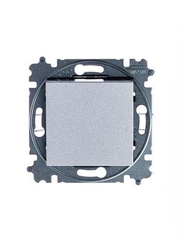 Переключатель перекрестный 1-кл. СП Levit IP20 серебр./дым. черн. ABB 2CHH590745A6070 фото 3