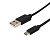 Кабель USB (micro USB) длиный штекер 1М черн. REXANT 18-4268