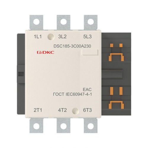 Контактор магнитный DSC185-3C00A230 185А 90кВт (AC3) 220В AC YON DSC185-3C00A230 фото 2