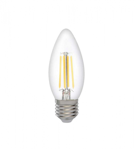 Лампа светодиодная филаментная PLED OMNI 6Вт C35 4000К нейтр. бел. E27 230В/50Гц CL JazzWay 5020542