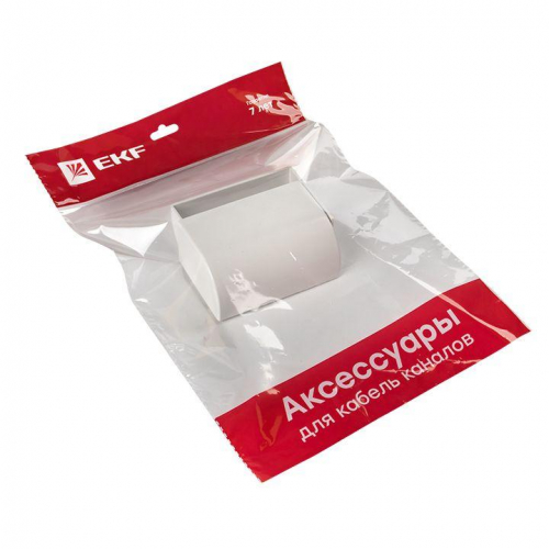 Заглушка 100х40 бел. Plast PROxima (уп.2шт) EKF ecw-100-40x2 фото 4