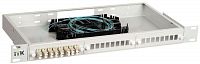 Кросс укомплектованный 1U SC (Simplex) 8 портов (OM3) ITK FOBX24-1U-8SCUS03