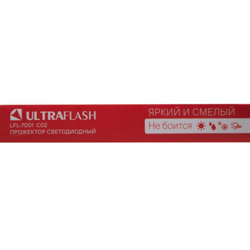 Прожектор светодиодный SMD LFL-7001 C02 70Вт 230В 6500К черн. Ultraflash 13328 фото 7