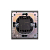 Выключатель 2-кл. СП STRONG MIELE 10А графит Kranz KR-78-0706-6
