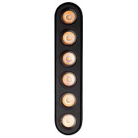 Светильник светодиодный трековый MTR16 1306R 6Вт 3000К IP20 spot 36град. BL низковольтный черн. Pro JazzWay 5056954