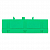 Шина нулевая PE 6х9 12 отверстий зеленый изолированный корпус на DIN-рейку латунь PROxima EKF sn0-63-12-ig