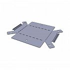 Угол для лотка вертикал. внутр. 90град. 100х100 плоский EKF vi90100100-FL