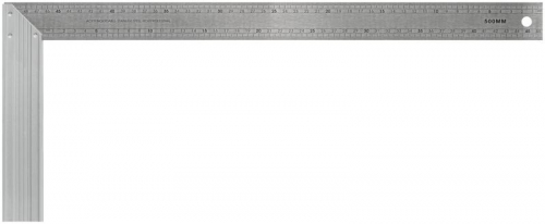 Угольник столярный профи 500х200мм FIT 19548