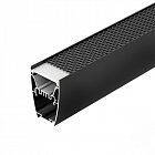 Профиль LINE-5075-U-HONEYCOMB-2000 BLACK L2000 алюм. Arlight 044885