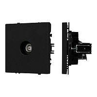 Механизм телевизионной розетки SCT-NOBE-MTV1-SFPL-BK черн. оникс Arlight 054293