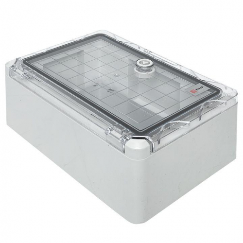 Бокс пластиковый с монтажной платой 300х200х130 IP65 прозр. дверь PROxima EKF PBT65MP001 фото 4
