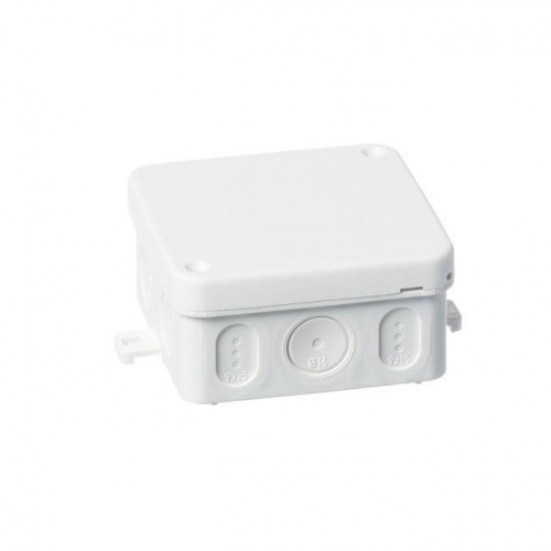 Коробка разветвительная квадратная 75х75мм IP65 бел. ABB 2TKA140010G1