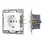 Механизм электрической розетки SCT-MEU1-PL-WH (250В 16А) Arlight 043730