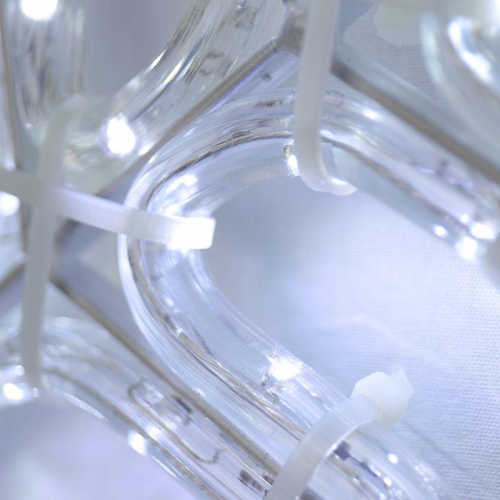 Фигура светодиодная "Снежинка Мигающая" 55х55см 180LED бел. 25Вт 220-240В IP65 эффект мерцания Neon-Night 501-337 фото 3