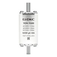 Предохранитель YON ножевого типа FG00 с одинарной индикацией 40А DKC 1FG00-0040