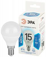 Лампа светодиодная STD LED P45-15W-840-E14 15Вт шар 4000К нейтр. бел. свет E14 170-265В Эра Б0066805