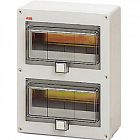 Бокс ОП EUROPA IP55 20м сер./дым. двер. ABB 12652