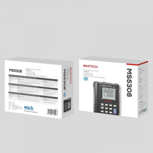 Измеритель высокоточный мостовой MS5308 (RLC-метр) Mastech 13-2039 фото 9