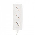 Удлинитель 3х5м без заземл. 6А IP20 Standard ШВВП 2х0.75 бел. PROCONNECT 11-7214