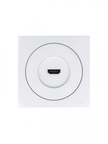 Розетка HDMI 1-м СП OSEN белая LEZARD 743-0288-203 фото 3