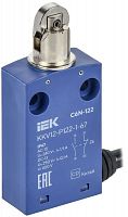 Выключатель концевой C6N-122 IP67 толкатель с нажимным роликом IEK KKV12-P122-1-67