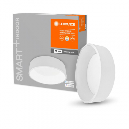 Светильник светодиодный SMART WIFI ORBIS CYLNR RD 450 TW WT LEDVANCE 4058075486560 фото 4