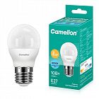 Лампа светодиодная LED10-G45/845/E27 10Вт шар матовая 4500К бел. E27 220В Camelion 13568