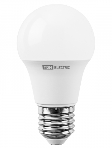 Лампа светодиодная А60 10 Вт, 230 В, 4000 К, E27 TDM фото 2