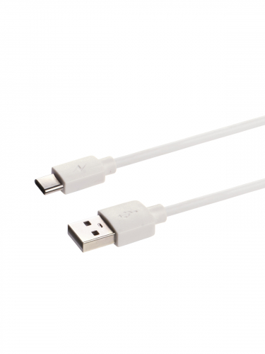 Дата-кабель, ДК 5, USB - USB Type-C, 1 м, белый, TDM фото 3