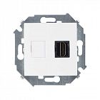 Розетка аудио/видео HDMI СП Simon 15 механизм бел. Simon 1591407-030