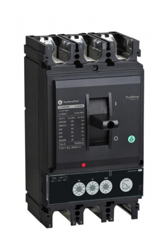 Выключатель автоматический SYSTEMEPACT CCB400 100кА 3P3D S2.3 400А рычаг SE SPC400S40023L3DF