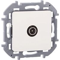 Розетка телевизионная проходная TV Inspiria 14дБ 5-862мГц механизм бел. IEK 673860
