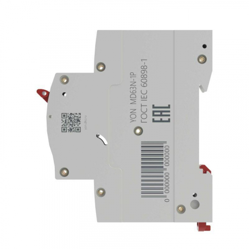 Выключатель автоматический модульный 1п C 32А 6кА MD63N YON MD63N-1PC32 фото 3