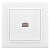 Розетка компьютерная 1-м СП Минск RJ45 бел. Basic EKF ERK01-035-10
