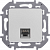 Розетка компьютерная Inspiria RJ45 кат.6 UTP механизм алюм. IEK 673832
