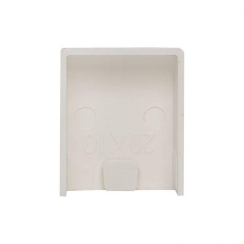 Заглушка 20х10 бел. Plast PROxima (уп.4шт) EKF ecw-20-10x4 фото 4