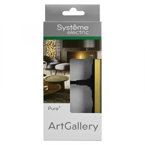 Рамка 2-м ArtGallery Pure метал. зол. SE GAL312402 фото 4