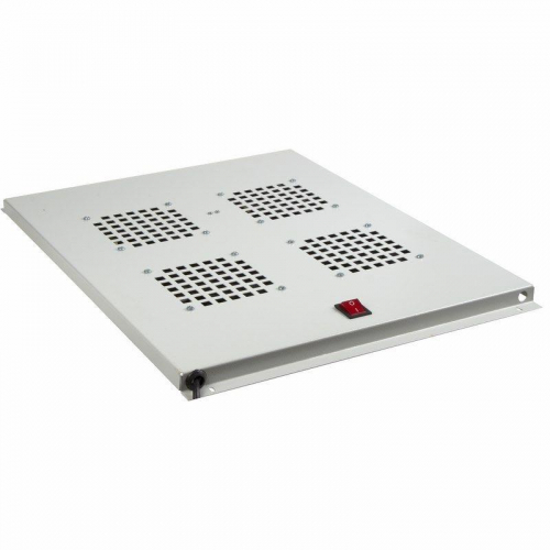 Модуль вентиляторный потолочный с 4-мя вентиляторами без термостата для шкафов Standart с глубиной 800мм Rexant 04-2601 фото 4
