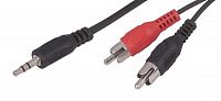Шнур 3.5мм стерео штекер-2 RCA 7м Rexant 17-4206