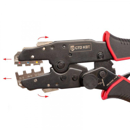 Пресс-клещи с набором матриц CTD+5 серия QUICK PRO КВТ 101859 фото 13