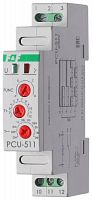 Реле времени PCU-511 8А 230В 1перекл. IP20 многофункц. монтаж на DIN-рейке F&F EA02.001.010