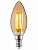 Лампа светодиодная «Винтаж» золотистая FС37, 7 Вт, 230 В, 2700 К, E14 (свеча) TDM