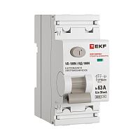 Выключатель дифференциального тока 2п 63А 30мА тип AC 6кА ВД-100N электромех. PROxima EKF E1026M6330